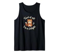 First of All I'm a Delight Funny Cute Cat Camiseta sin Mangas