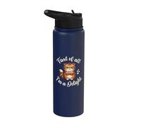 First of All I'm a Delight Funny cute cat Stainless Steel Insulated Water Bottle