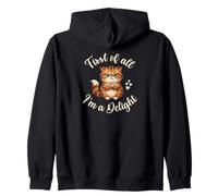 First of All I'm a Delight Funny Cute Cat Sudadera con Capucha