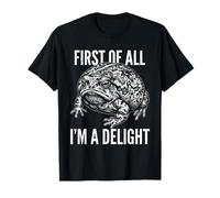 First of All I'm A Delight Grumpy Desert Rain Frog Camiseta