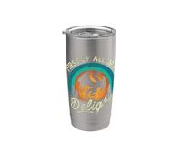 First Of All I'm A Delight Mythical Creature Angry Dragon Vaso térmico de acero inoxidable de doble pared