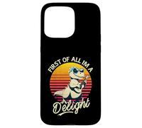 First of All I'm A Delight Sarcastic Vintage T-Rex Dinosaur Carcasa para iPhone 15 Pro MAX