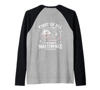 First of All Im God Masterpiece Possum Opossum Ephesian 2:10 Camiseta Manga Raglan