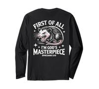 First of All Im God Masterpiece Possum Opossum Ephesian 2:10 Manga Larga