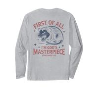 First of All Im God Masterpiece Possum Opossum Ephesian 2:10 Manga Larga