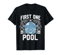 First One In The Pool Nadador rápido competitivo |- Camiseta