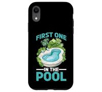 First One In The Pool Nadador rápido competitivo - Carcasa para iPhone XR