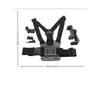 First-person View Bike Holder Sports Chest Shooting Camera Strap Live Outdoor Cycling Cell Adjustable Phone Clip Holder for Riding