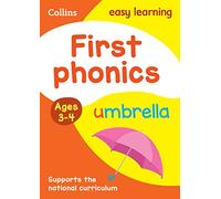 First Phonics Ages 3-4: Ideal for home learning (Collins Easy Learning Preschool)