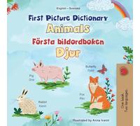 First Picture Dictionary - Animals (English Swedish Bilingual Children's Book)
