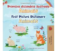 First Picture Dictionary - Animals (Portuguese Brazilian English Bilingual Children's Book)
