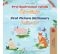 First Picture Dictionary - Animals (Serbian English Bilingual Children's Book - Latin Alphabet)