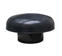 First Plast CDV160A - Gorro de ventilación para cabeza essaladora, color negro, diámetro de 160 mm