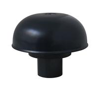 First Plast CDVM32A - Sombrero de ventilación con rejilla de pizarra, diámetro interior 32 mm