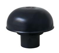 FIRST PLAST CDVM40A-Y CDVM40A-Gorro de ventilación, Cabeza exhaladora con Red, Pizarra, diámetro Interior, Per tubo ø 40 mm