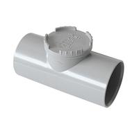 First plast nrc50g Válvula antirretorno de PVC ad pegar, Gris, Diámetro 50 mm