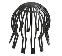 FIRST PLAST PF26 Guardabarros para Canales de Gronda, Negro, Da ø 75 a 125 mm