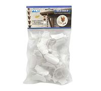 First Plast RAIN1B - Gotero modular con cadena de pluvial, color blanco