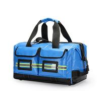 First Responder - Bolsa de respuesta de emergencia - Bolsa de ayuda para trauma con múltiples bolsillos para enfermeras y profesionales de la salud en el hogar, azul celeste, 31*18*19cm