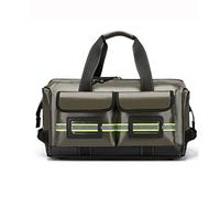 First Responder - Bolsa de respuesta de emergencia - Bolsa de ayuda para trauma con múltiples bolsillos para enfermeras y profesionales de la salud en el hogar, Verde militar, 31*18*19cm