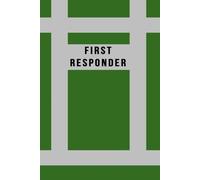 First Responder Notebook: Squared Paper Journal | 120 Pages | Ambulance Service Green Vest Design | Notebook for Community First Responders and Care Professionals