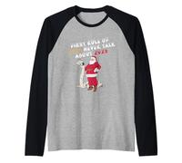 First Rule of 2026 Never Talk About 2025 funny Christmas Camiseta Manga Raglan