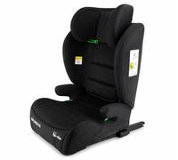 First Step Explorer Fix Silla Coche Niño i-Size (100-150 cm), Grupo 2/3 ISOFIX, Reposacabezas 13 Posiciones, Reclinable, Protección Lateral SPS, De 3,5 a 12 Años, Convertible en Alzador, Negro