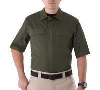 First Tactical Hombres V2 Manga Corta BDU Camisa Militar Seguridad OD Green