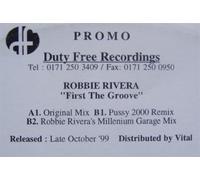 First The Groove (White Label) - Robbie Rivera 12"