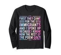 First They Came for The Immigrants Manga Larga