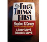 First Things First