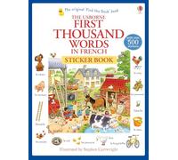 First Thousand Words in French – Libro de pegatinas 1 – Usborne
