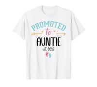 First Time Aunt EST 2026 Promoted to Auntie 2026 Aunty to Be Camiseta