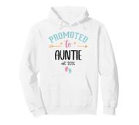 First Time Aunt EST 2026 Promoted to Auntie 2026 Aunty to Be Sudadera con Capucha