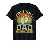 First Time Dad 2026 Expecting Baby Funny Promoted To Father Camiseta