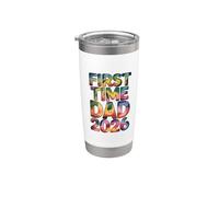 First Time Dad 2026 Vaso térmico de acero inoxidable de doble pared