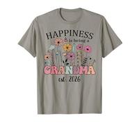 First Time Grandma 2026 Nana Happiness is Being a Grandma Camiseta