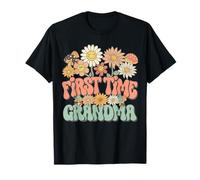 First Time Grandma Daisy Wildflower Pregnancy Expecting Baby Camiseta
