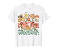 First Time Grandma Expecting Baby Daisy Groovy Wildflower Camiseta