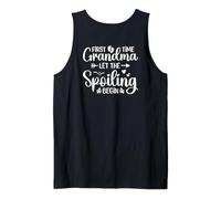 First Time Grandma Let The Spoiling Begin (en la Parte Trasera) Camiseta sin Mangas
