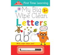First Time Learning. My Big Wipe Clean Letters: Spiral Bound