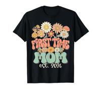 First Time Mom 2026 Wildflower Pregnancy Expecting Baby Camiseta