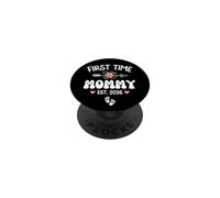 First Time Mommy EST 2026 Soon to be Mommy in 2026 PopSockets PopGrip Adhesivo