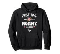First Time Mommy EST 2026 Soon to be Mommy in 2026 Sudadera con Capucha