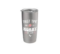 First time Mommy Est 2026 Soon to be Mommy in 2026 Vaso térmico de acero inoxidable de doble pared