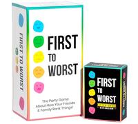 FIRST TO WORST + After Dark Expansion Set - The Card Game of Polarizing Priorities - How Your Friends & Family Rank Things? - Adult Game for Fun Parties & Board Games Night with Your Group