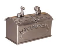 First Tooth KeepSake Box - Adorable Animal Design Allin Allin Allin Caja en para los | Elegante estaño de memoria | Organizador de memoria infantil para niños bebés niñas niños