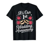 First Valentines Day Together 2026 New Couple Love Men Women Camiseta gráfica económica