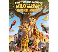 First Words Wonder: Milo the Talking Giraffe’s Word Party: A Lift-the-Flap Language Adventure That Helps Babies & Toddlers Say Their First 150 Words