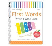 First Words: Write & Wipe Activity Book40+ Pages of Wipe-clean Activities (Little Genius)